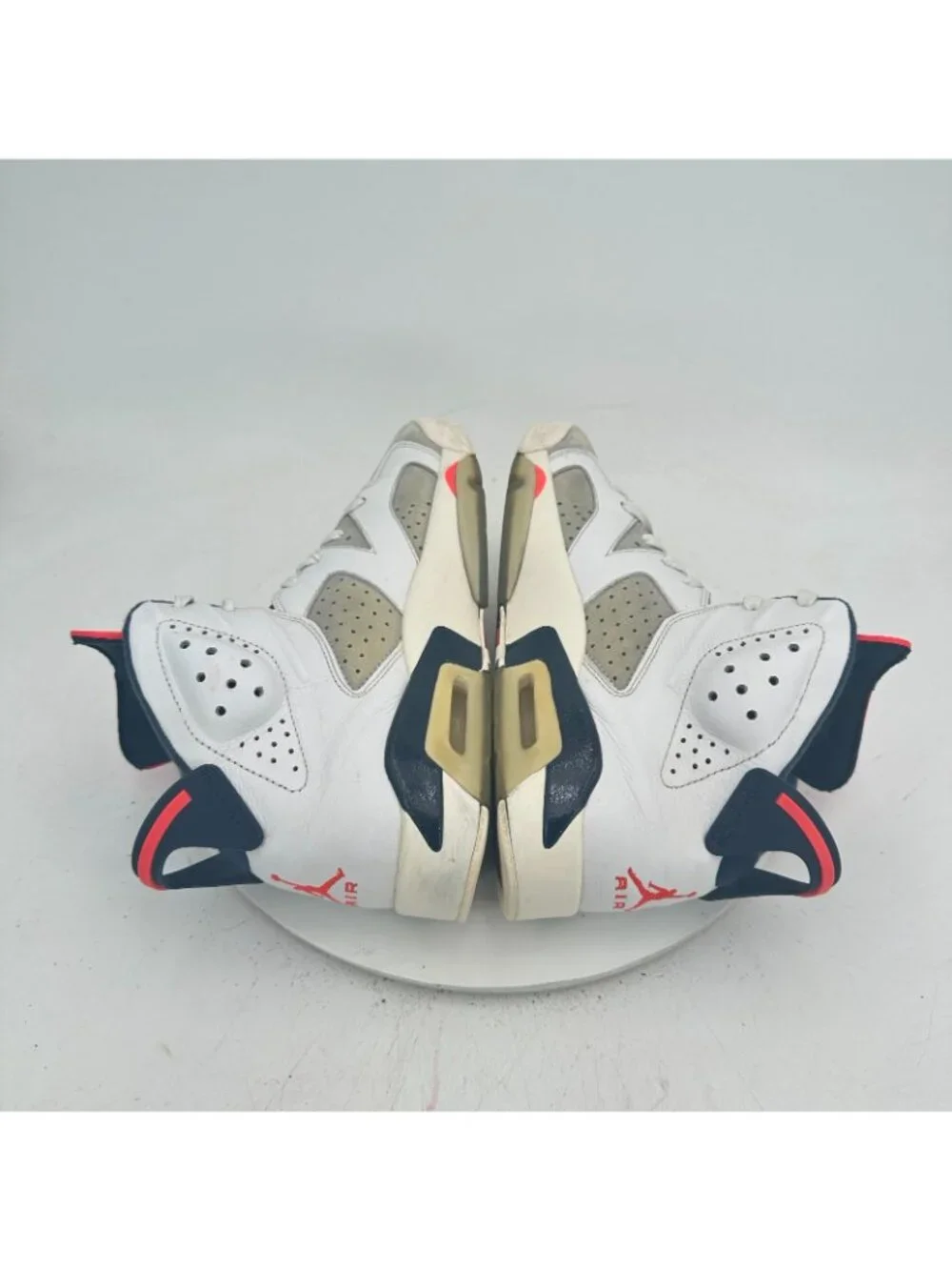 Nike Air Jordan VI 6 retro Men Size 8.5 38466 Tinker White Infrared Shoes